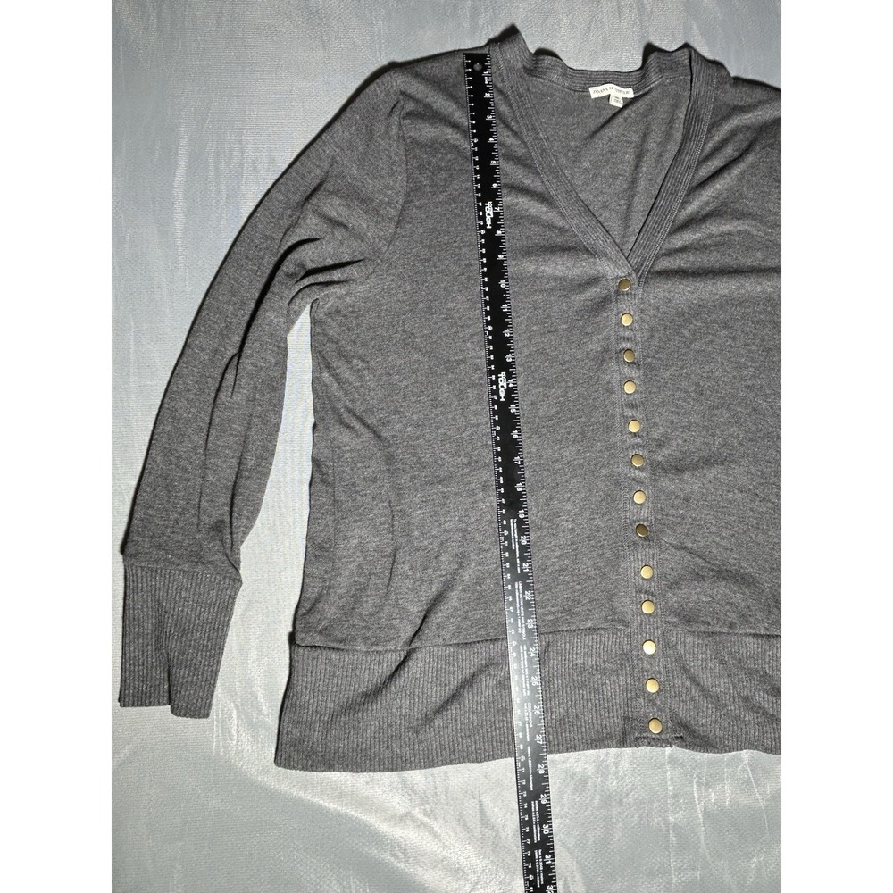 Zenana Outfitters snap-front Gray Cardigan Size 3X - Picture 4 of 10